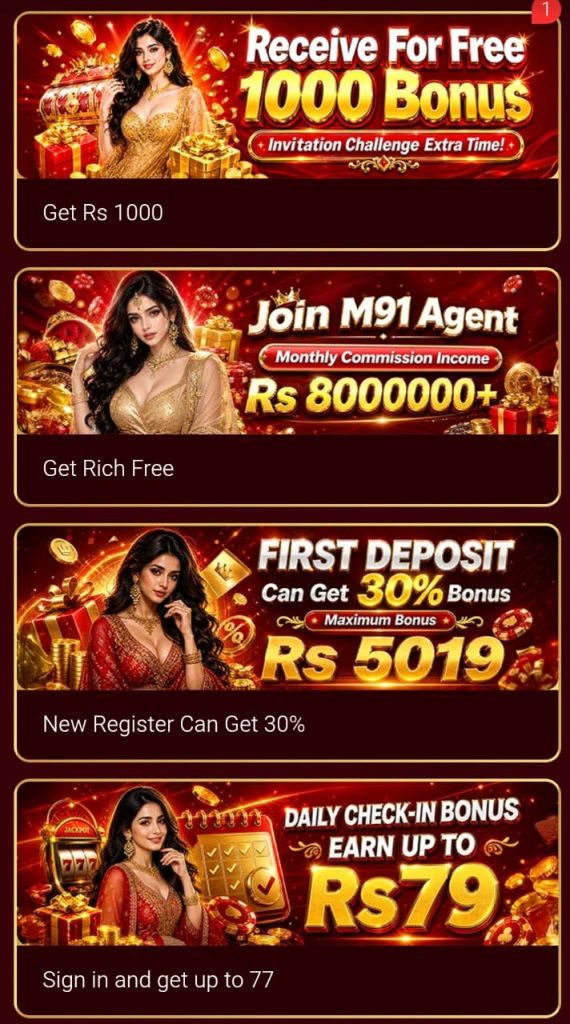 M91 Game APK download rewards and bonuses section