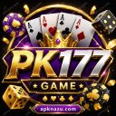PK177 Game APK Download feature logo with apknazu.com watermark