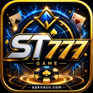 ST777 Game official Android platform logo with modern mobile app branding