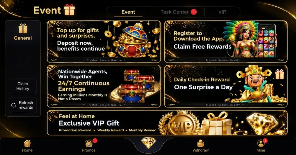 UC588 APK rewards