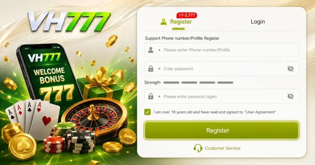 VH777 REGISTRATION