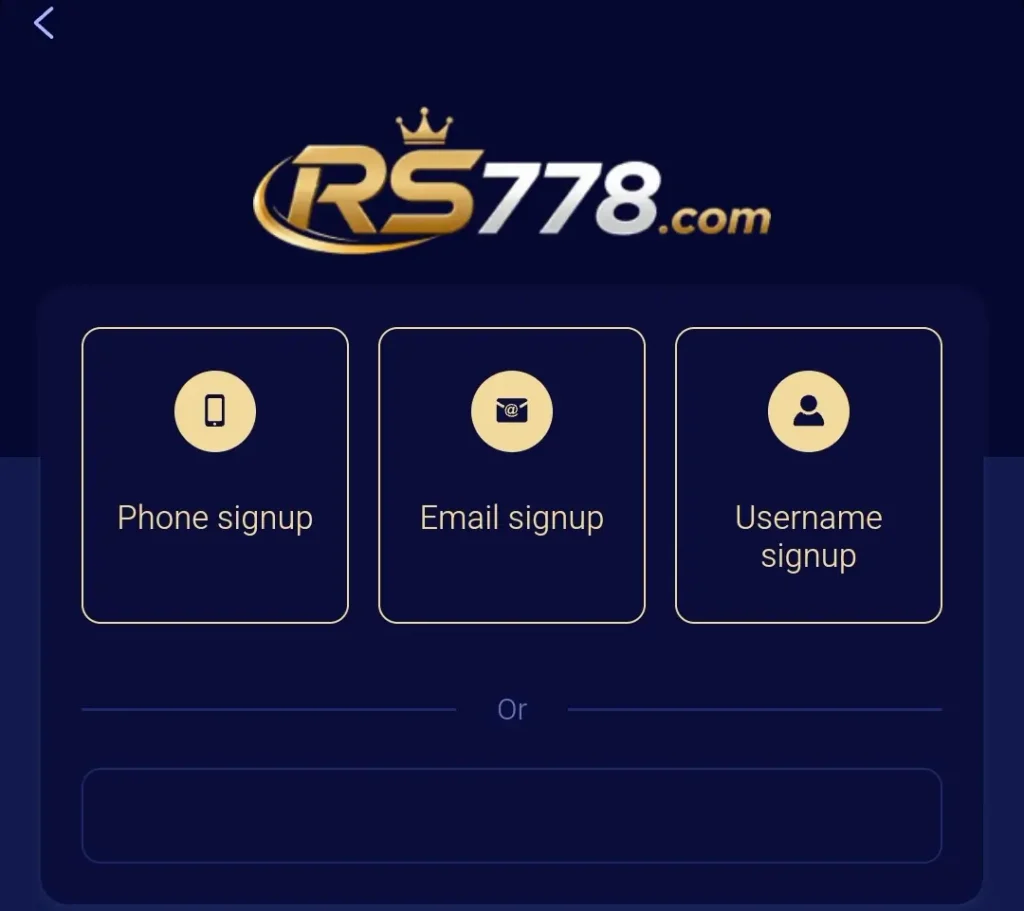 Rs778 Game Registration Process
